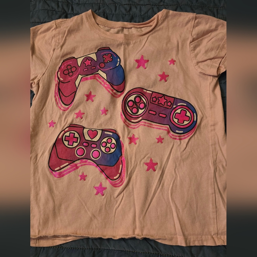 Place Pink and Blue Graphic Tee